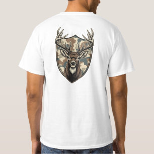 Camiseta Camuflagem de Caça ao Veado – Clube ou Viagem Pers