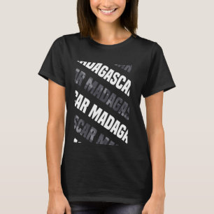 Camiseta Camuflagem de Cinzas de Madagascar Camo