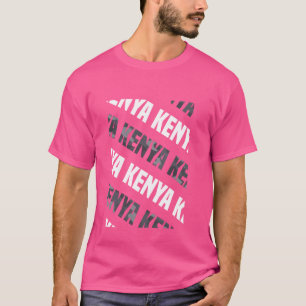 Camiseta Camuflagem de Cinzas do Quênia Camo