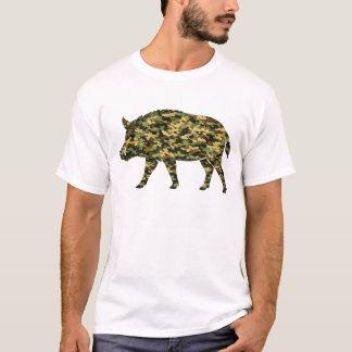 Camiseta Camuflagem de Javali