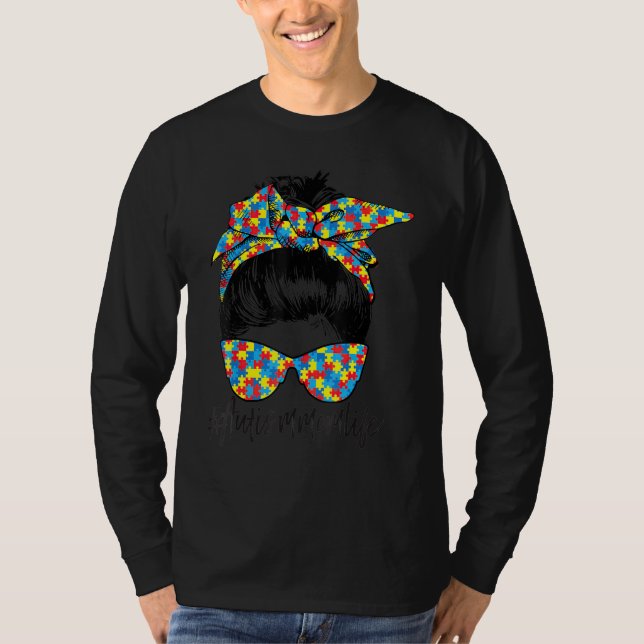 Camiseta Camuflagem de óculos de sol com cabelo freio Sensi (Frente)
