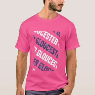Camiseta Camuflagem de Púrpura Gloucester Camo