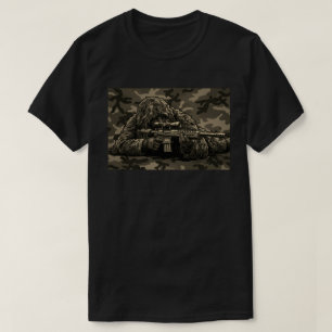 Camiseta Camuflagem de Terno Ghillie de Sniper