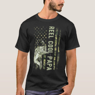 Camiseta Camuflagem do Papai Legal Cara Resfriado Bandeira