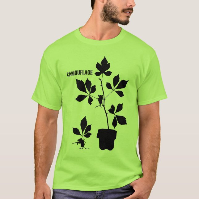 Camiseta Camuflagem evolucionária dos ratos (Frente)