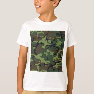 Camiseta Camuflagem Florestal