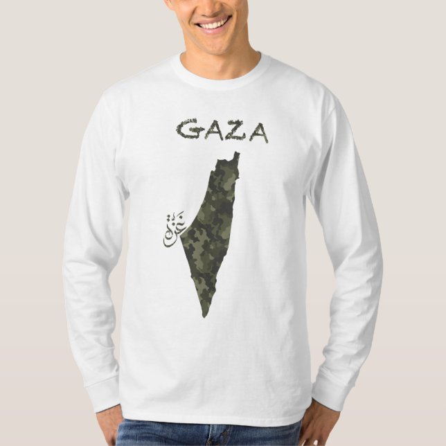 Camiseta Camuflagem Livre da Palestina (Frente)