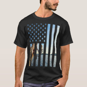 Camiseta Camuflagem Norte-Americana De Pesca Legal