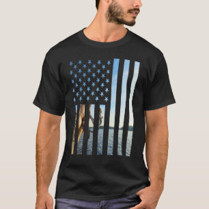 Camiseta Camuflagem Norte-Americana De Pesca Legal