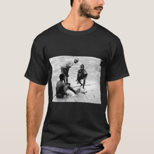 Camiseta Camuflagem Pesca Homens Meninos Bandeira Americana