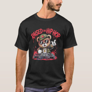Camiseta Camuflagem Rapper Teddy Bear Camo 80s Old School H