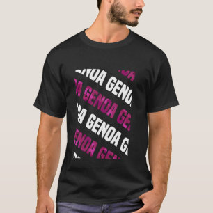 Camiseta Camuflagem rosa com padrão Genoa Camo