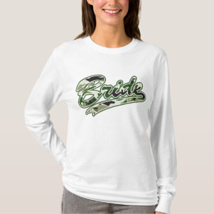 Camiseta Camuflagem Verde Brilhante Militar