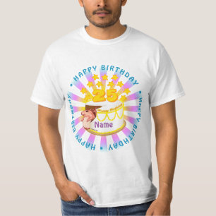 Camiseta camundongo 25 anos t-shirts personalizadas de aniv