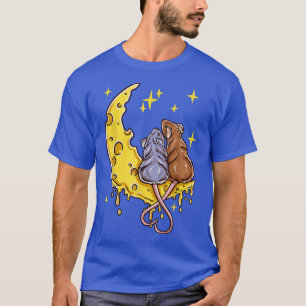 Camiseta Camundongos Espancados Em Queijo De Lua