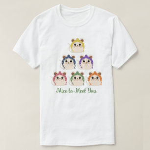 Camiseta 'Camundongos para te conhecer' de animais