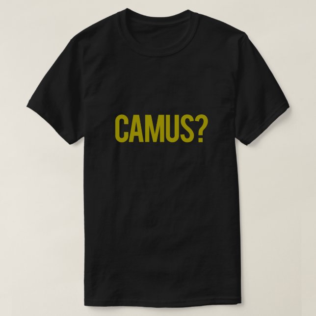 Camiseta camus (Frente do Design)