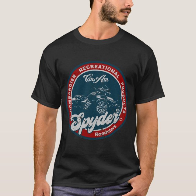 Camiseta Can-Am Spyder Retro Classic T Shirt (Frente)
