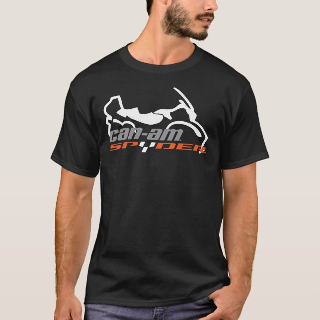 Camiseta CAN AM SPYDER SILHOUETTE LOGO Classic T-Shirt (Frente)