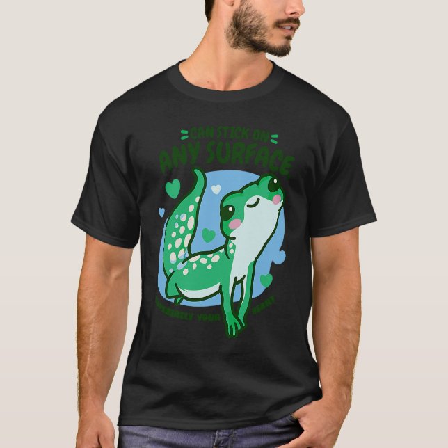 Camiseta can stick on any sufrace especially your heart liz (Frente)