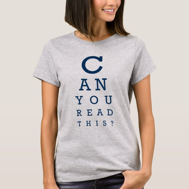 Camiseta Can you read this? (Frente)