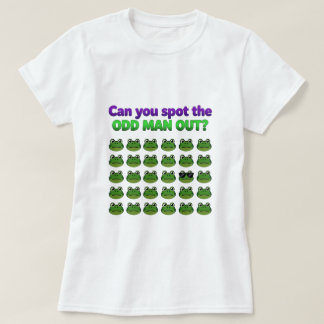 Camiseta Can you spot the odd man out funny T-Shirt