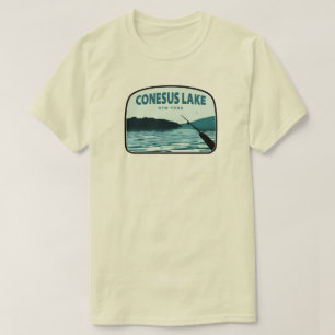 Camiseta Cana de Pesca do Lago Conesus Nova York