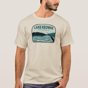 Camiseta Cana de Pesca do Lago Keowee Carolina do Sul