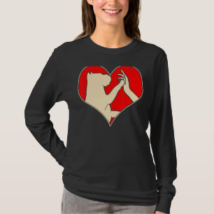Camiseta Cana-de-vidro-côr-de-cãozinho-canta-italiana