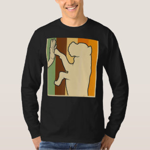 Camiseta Cana-de-vidro-côr-de-cãozinho italiano Cana-de-cão