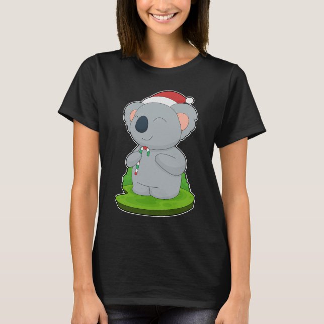 Camiseta Cana doce de Natal Koala (Frente)