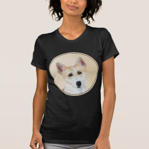 Camiseta Canaan Dog Painting - Arte de Cachorro Original