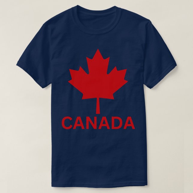 Camiseta canadá (Frente do Design)