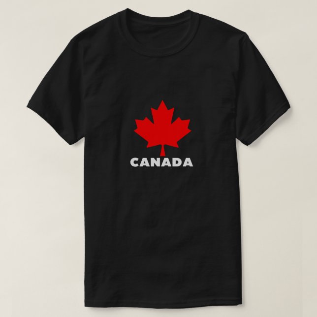 Camiseta canadá (Frente do Design)
