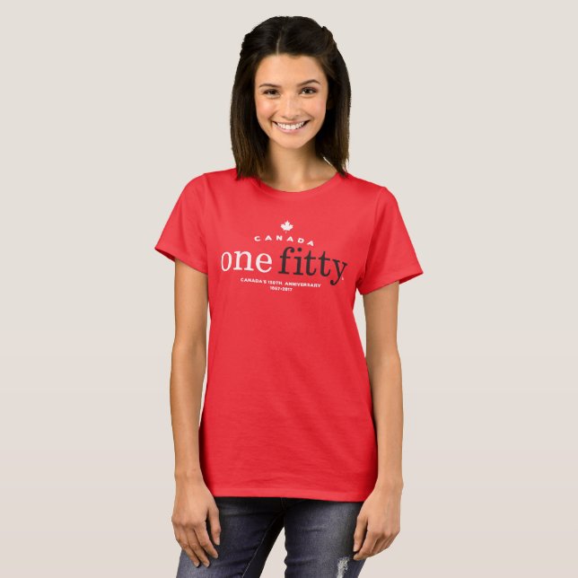 Camiseta Canadá 150 (Frente Completa)