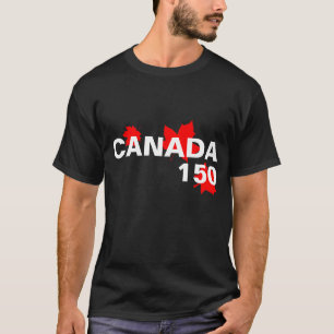 Camiseta Canadá 150 anos de aniversário um--um-amável