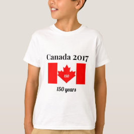 Camiseta Canadá 150 em 2017 Sinalizador do Coração