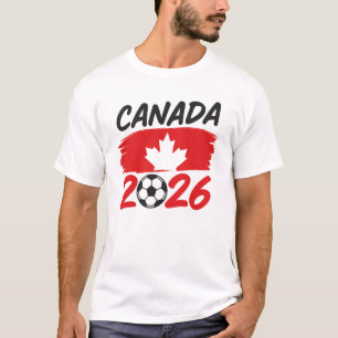 Camiseta Canadá 2026 Design de Fã de Futebol com Folha de B