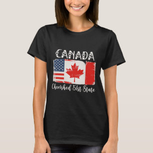 Camiseta Canadá 51rua State Trump Canadá Estado americano F