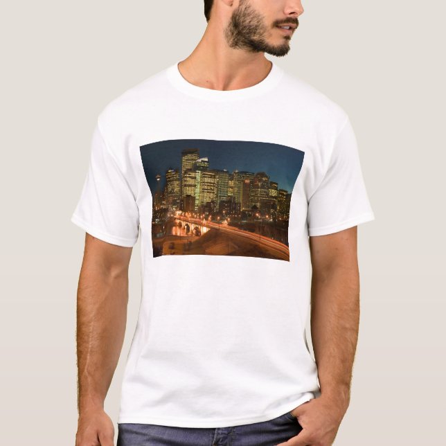 Camiseta Canadá, Alberta, Calgary: Centro Calgary, (Frente)
