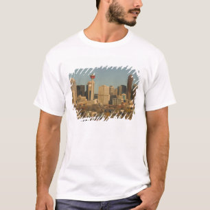 Camiseta Canadá, Alberta, Calgary: panorama da cidade a par