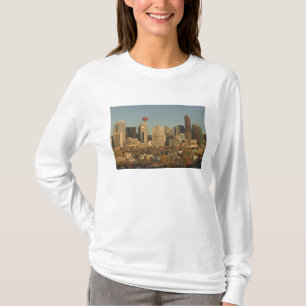 Camiseta Canadá, Alberta, Calgary: Silhueta da Cidade a par