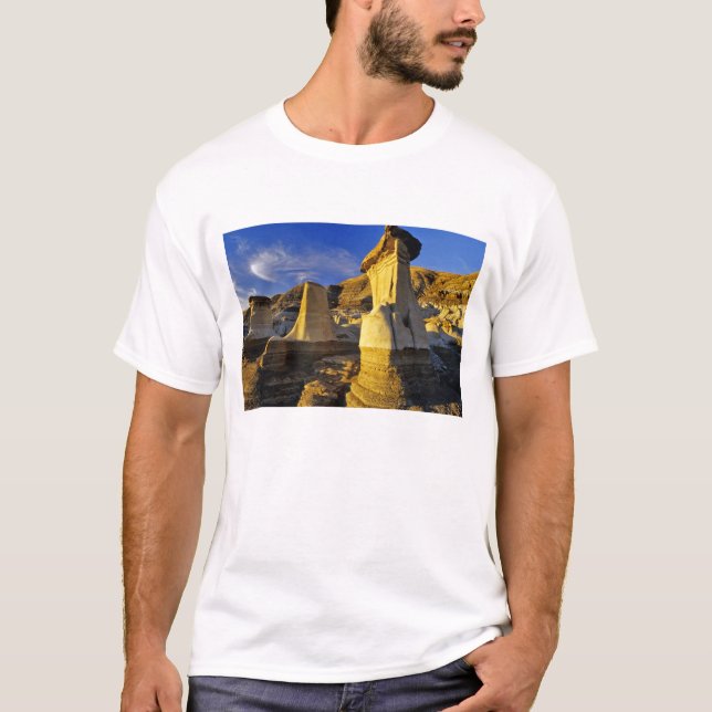 Camiseta Canadá, Alberta, Drumheller. Hoodoos. (Frente)