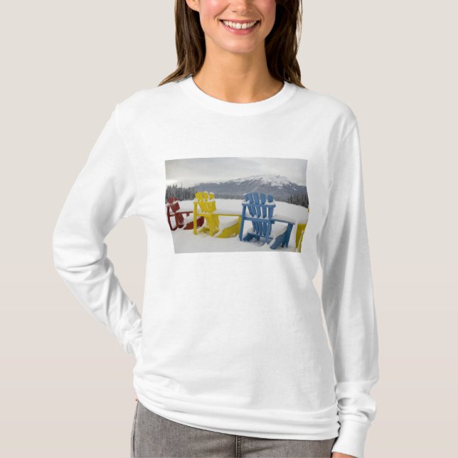 Camiseta Canadá, Alberta, Jasper, Jasper NP. Fairmont (Frente)