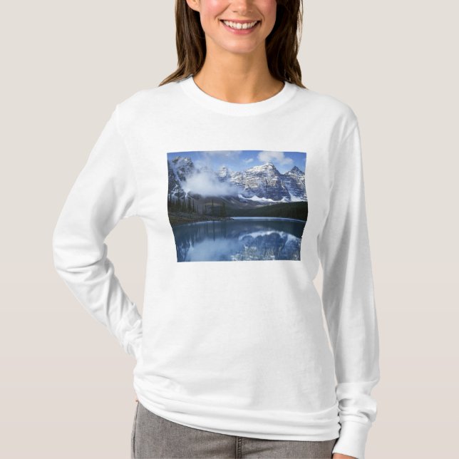 Camiseta Canadá, Alberta, Parque Nacional Banff, Lago (Frente)