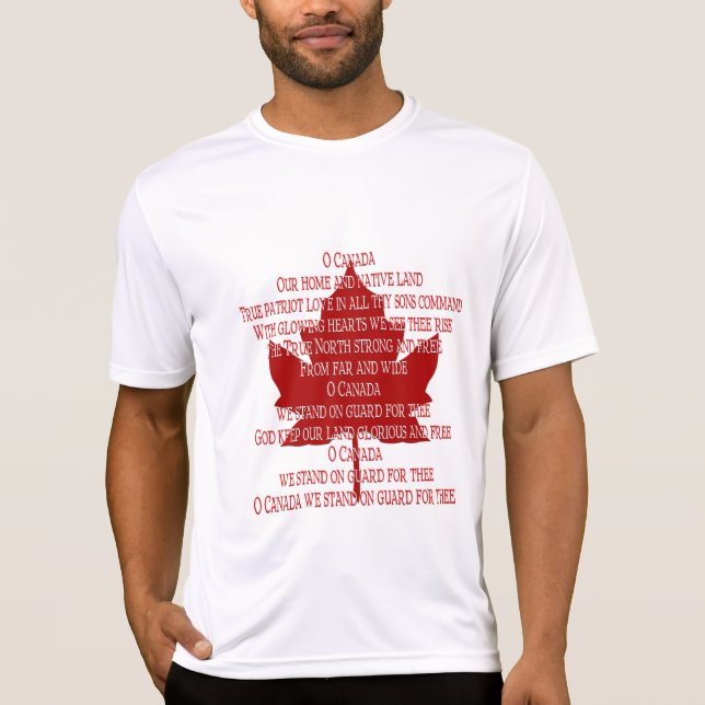 Camiseta Canadá Anhim Jersey T-shirt Souvenir Canada Shirt (Frente)