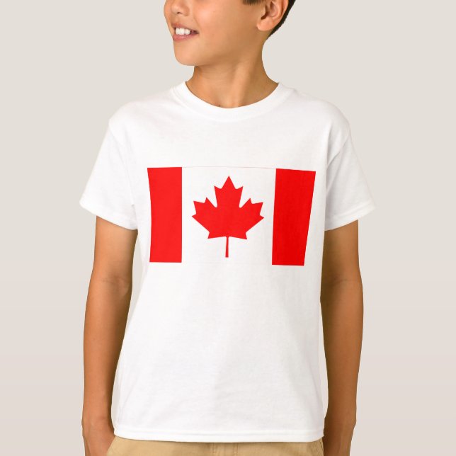 Camiseta Canadá - Bandeira Canadiana (Frente)