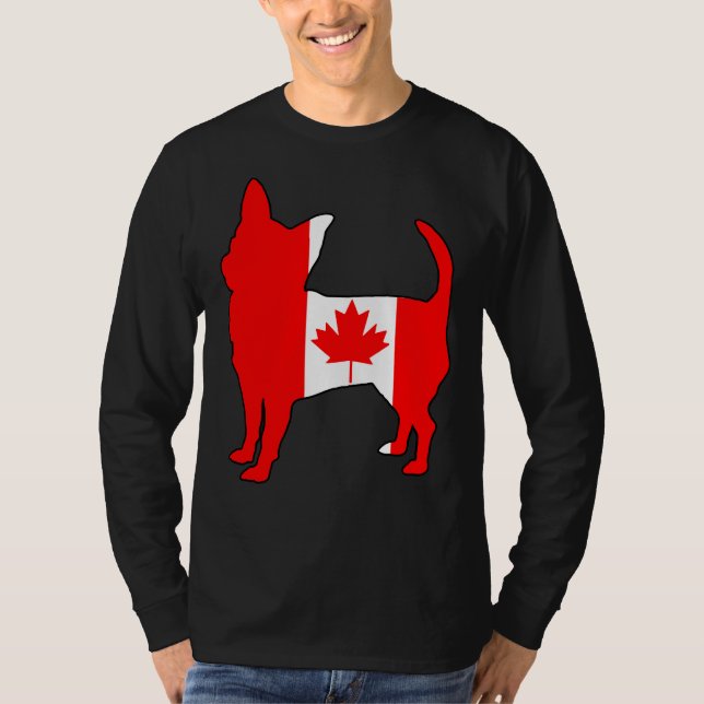 Camiseta Canadá: Bandeira Chihuahua (Frente)