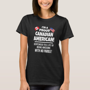 Camiseta Canadá, Bandeira Dos Eua, Orgulha-Se De Ser Um Pat