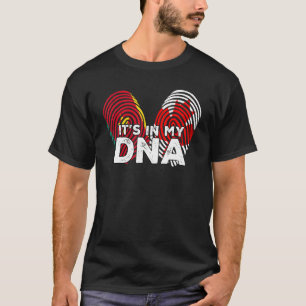 Camiseta Canadá: Bandeira Orud Senegal DNA Fingerpri senega